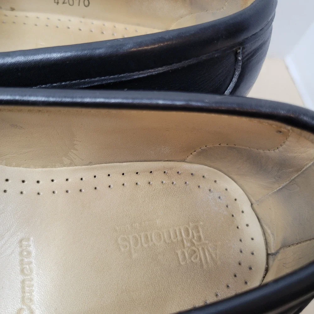 Allen Edmonds Cameron Black Leather Penny Loafers Mens 12 D 42070 Made in USA